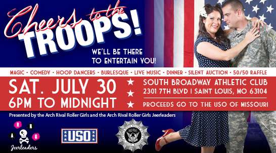 USO Fundraising Event Banner