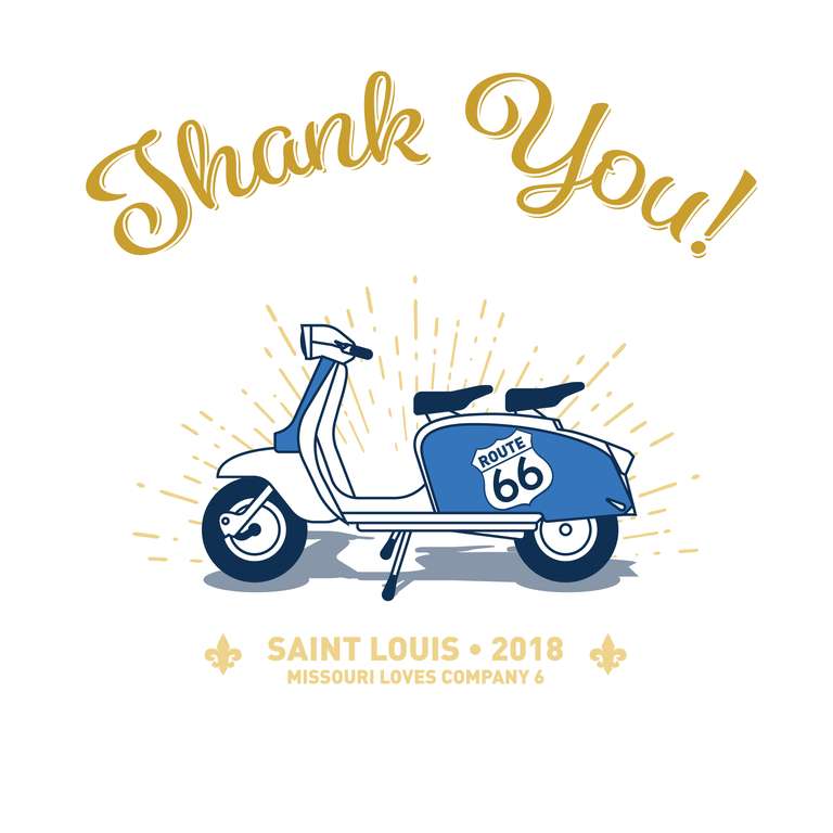 Missouri Loves Company 6 - Thank You Card